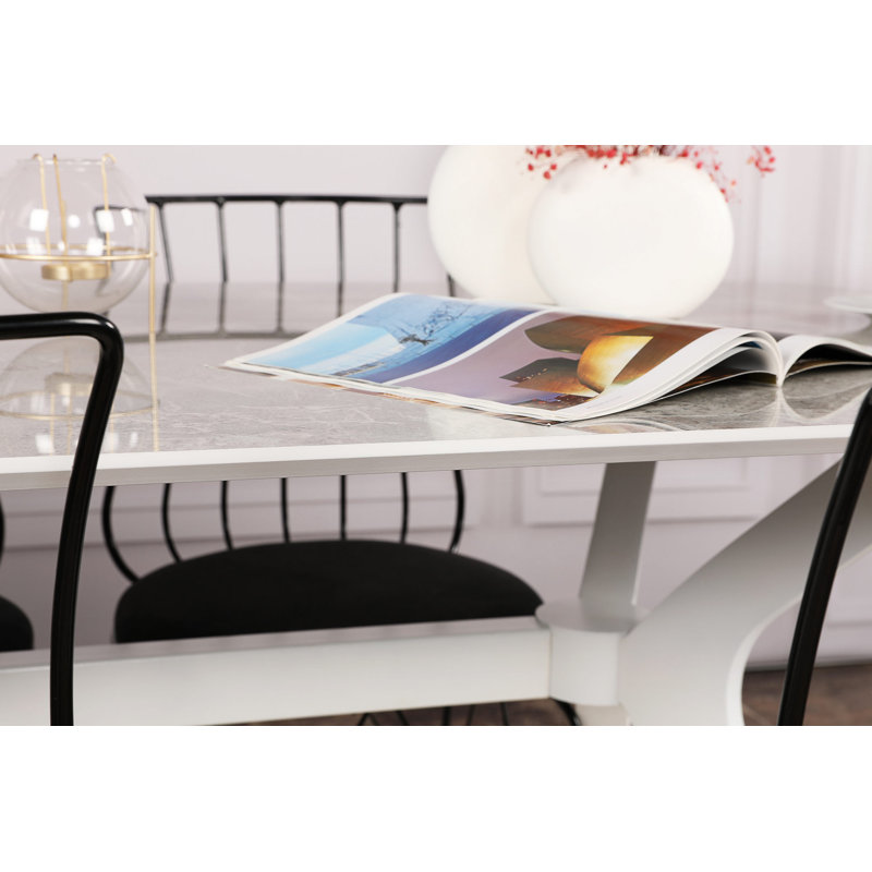Rimma Dining Table, White