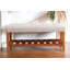 Banc en tissu gris clair Charla-1706292800