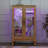 Curio Cabinet with Tempered Glass Doors and Adjustable Shelves-181953939