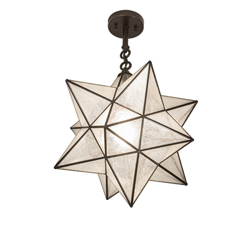 Moravian Star 1 - Light Semi Flush Mount