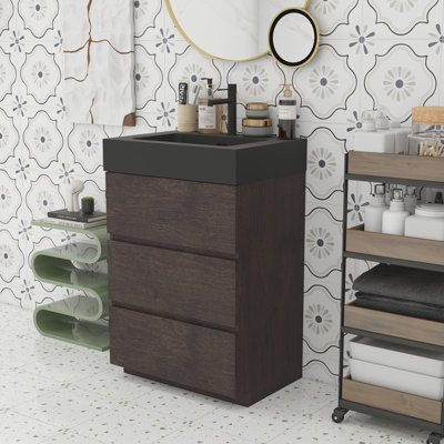 Modern Bathroom Large Storage Vanity