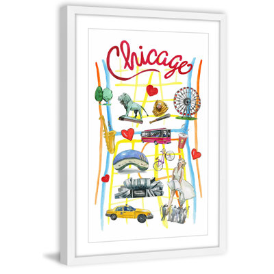 Exciting Chicago - Single Picture Frame Painting