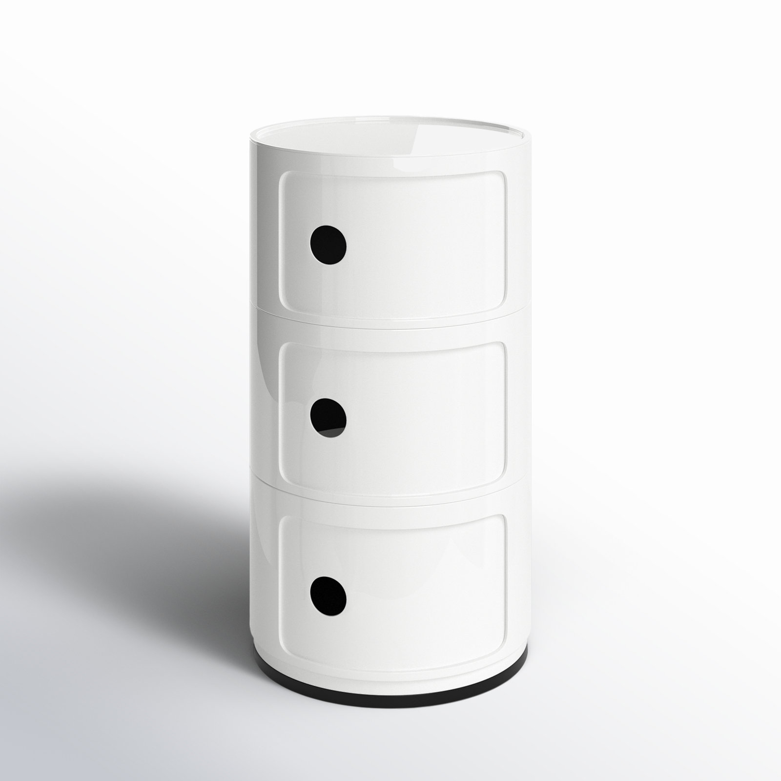 Componibili Modular Stacking Unit, White, 3