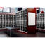Casier à clés en acier à 4 portes 72 po x 12 po x 12 po à 4 niveaux - rangement pour employés, étudiants, salle de sport, lieu de travail - Comprend des crochets, une ventilation et un porte-carte - Assemblage facile-61911780