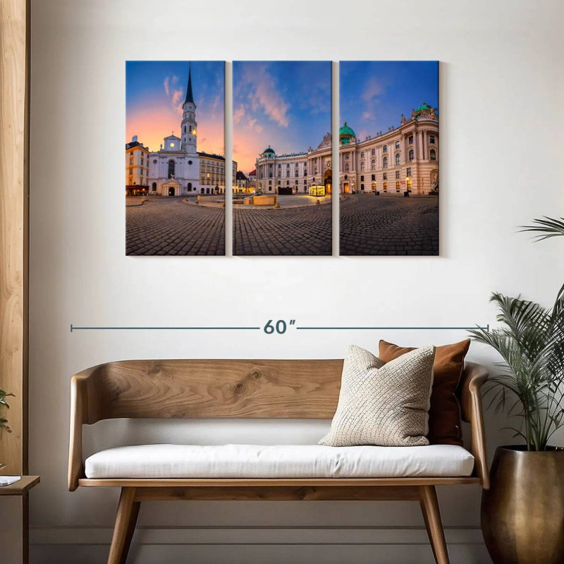 Rorry St. Michael Square In Vienna, 28" H x 45" W