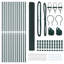 150cm H x 2500cm W Powder-Coated Steel Fencing Kits