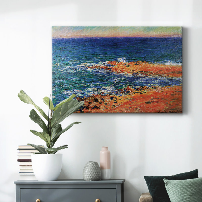 La mer «Big Blue» à Antibes, 1888, toile tendue avec châssis