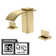 2 Handle Deck Mount Waterfall High Flow Roman Tub Faucet with Brass Valve