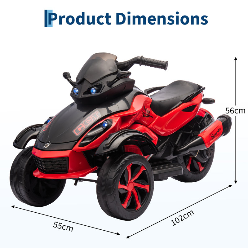 Idealhouse Pedal Ride On, Red