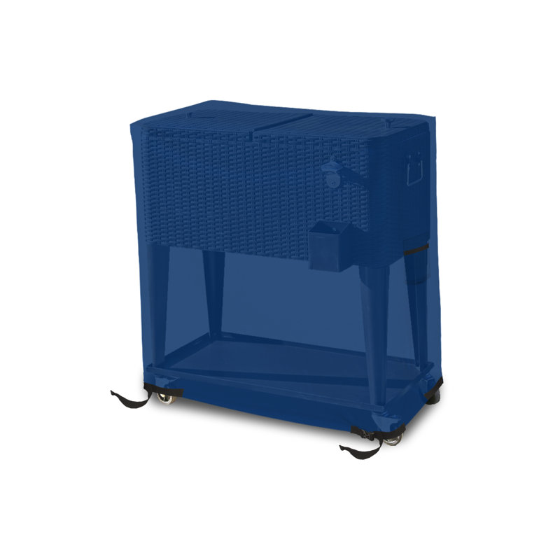 Housse de chariot de glacière robuste, 18 oz, H 32 po x l 34 po x P 20 po, Bleu