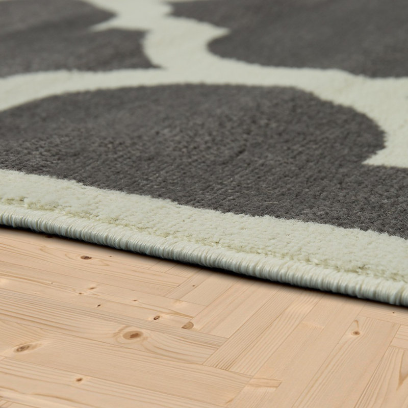 Deford Geometric Flatweave Area Rug, Rectangular 160cm x 220cm