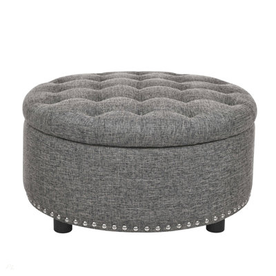Tufted Storage Ottoman