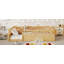 Rivvi Montessori Floor Bed With High Guardrails, LED Light And Storage Shelf-116085299-116085302