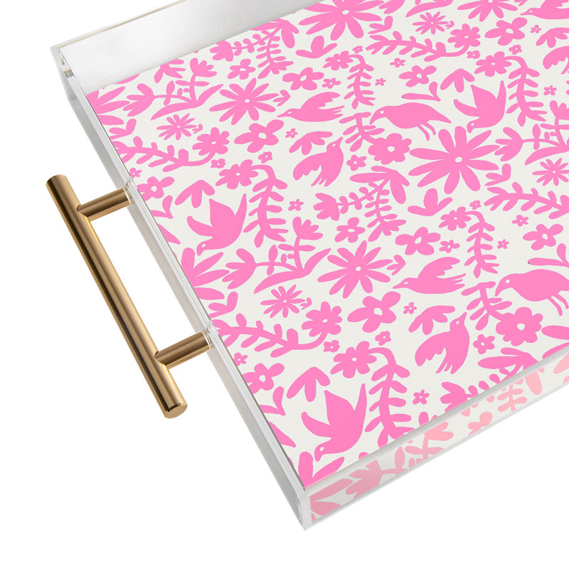 Plateau en acrylique Natalie Baca Otomi