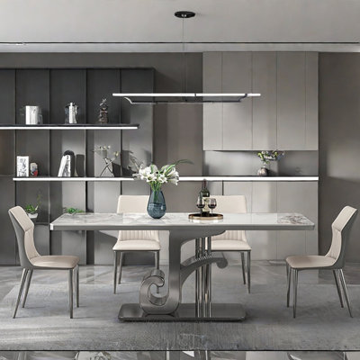 Italian style high-end dining table sets