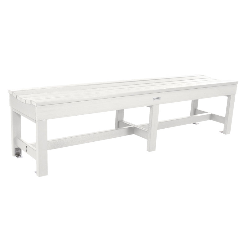 Banc de pique-nique en plastique Elyse, Blanc