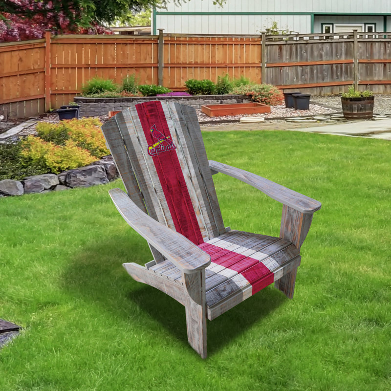 Chaise adirondack en bois mlb, Cardinals de St-Louis