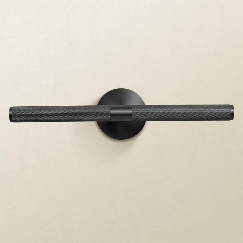 Éclairage pour tableau rotatif Rhyus, Poteau électrique noir, H 1,38 po x l 18,9 po x P 3 po