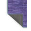 Tapis bleu rayé en laine tissé à la machine 8 pi x 10 pi