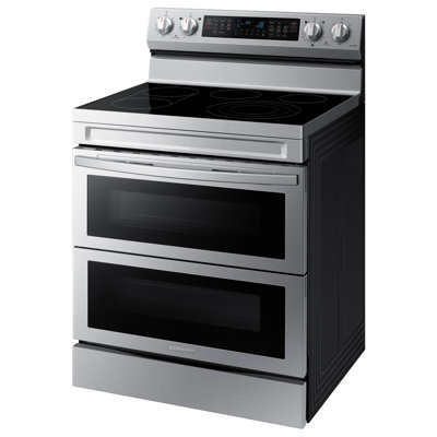 6.3 cu. ft. Smart Freestanding Electric Range with Flex DuoÂ, No-Preheat Air Fry & Griddle -  Samsung, NE63A6751SS