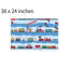 Joli tapis de bain 36 x 24