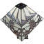 Lampe de table 23 "en verre coloré 23"