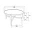 Table basse ronde en bois