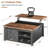 Veronike Square Farmhouse Lift Top Coffee Table -606578366