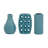 Ceramic Decorative Vase with Varying Patterns Set-1308630828-1308630826