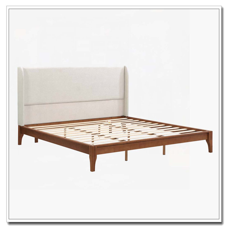 Lit plateforme en bois de bambou