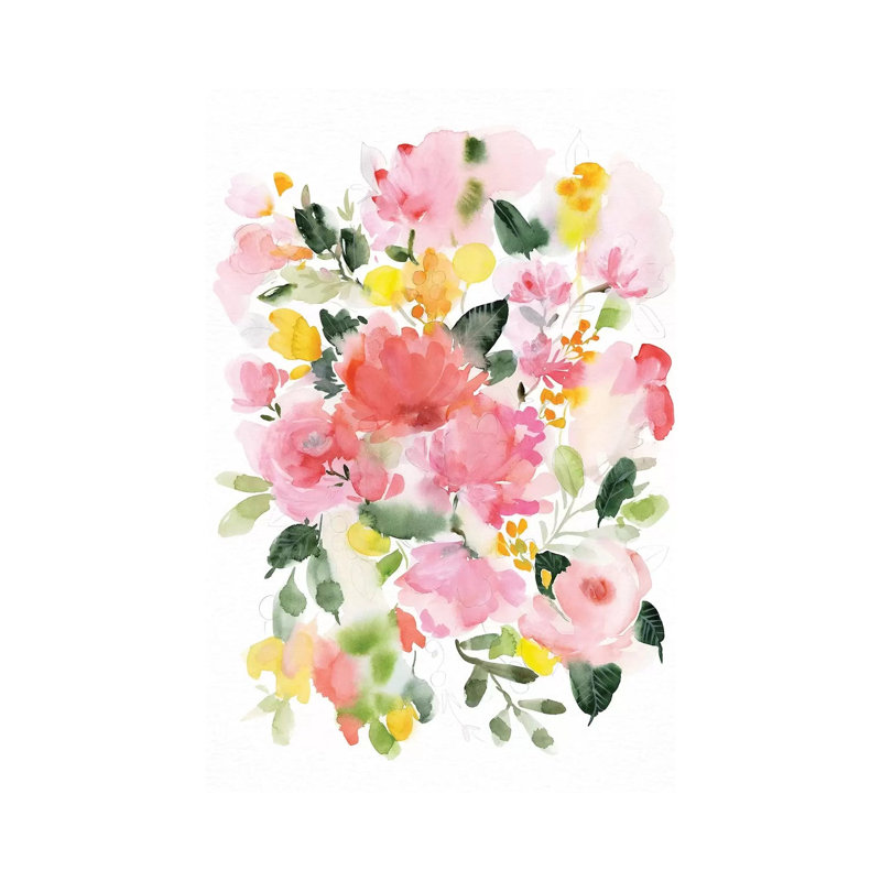 Happy Life I by Stephanie Ryan - Painting on Canvas, Wrapped Canvas, 66.04cm H x 45.72cm W x 3.81cm D
