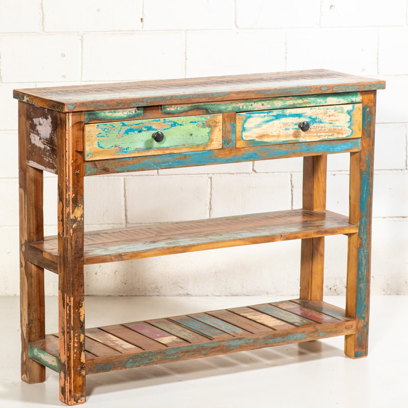 Ranjit 100cm Solid Wood Console Table