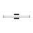 Phase 6.2 Collection 24" 5CCT Integrated LED Black Linear Vanity Light-130105090-127379917