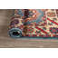 Tapis décoratif en laine de conception unique noué à la main new age kazak bleu/rouge/beige 2 pi x 3 pi