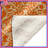 Orange Damask Pattern Blankets-128733017