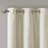 Sashay Ivory Faux Silk Room Darkening 42x95" Curtain Panel Pair-982566563-990991338