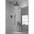 Ceiling Mounted Shower System Combo Set With Handheld And 16"Shower Head-126232147