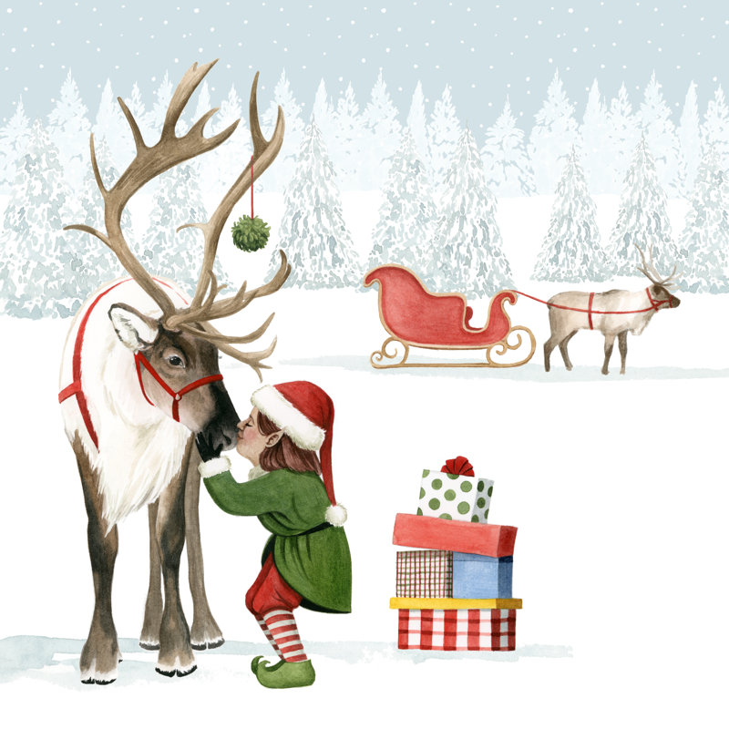 Christmas Love II by Grace Popp - Wrapped Canvas Print, 91cm H x 91cm W