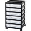 Commode de rangement en plastique avec roulettes IRIS-942354176-1026659221