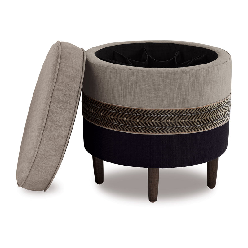Talena Round Ottoman