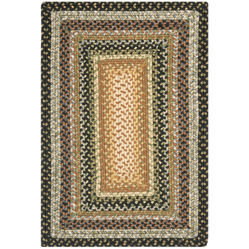 Aylward Striped Multi Color Indoor/Outdoor Rug, Rectangle 61cm x 91cm