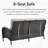 3-Piece PE Wicker Patio Conversation Set