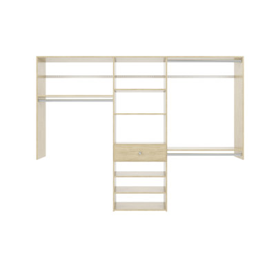 Grid 96" W Closet System Walk-In Sets