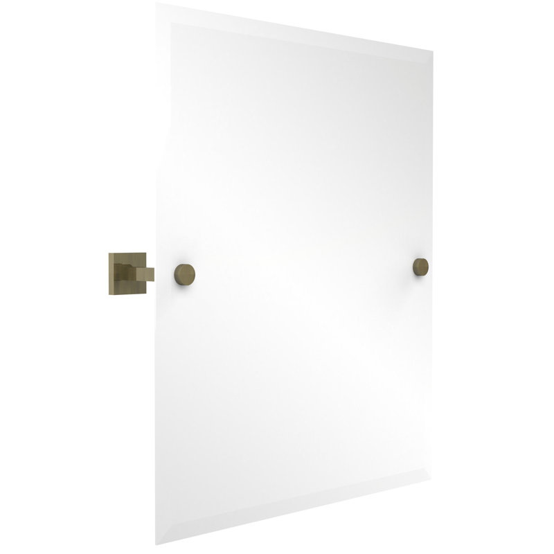 Miroir d’appoint avec rebords haranu, Laiton antique