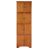 Oak 72.4" Tall Cabinet With 8 Doors And 4 Shelves. For Different Places. Smooth Exterior, Build Storage Living Room, Kitchen, Dining, Office. Surface, Foundation