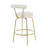 Kayson 25.5" Gold Swivel Upholstered Counter Stools-1129021423