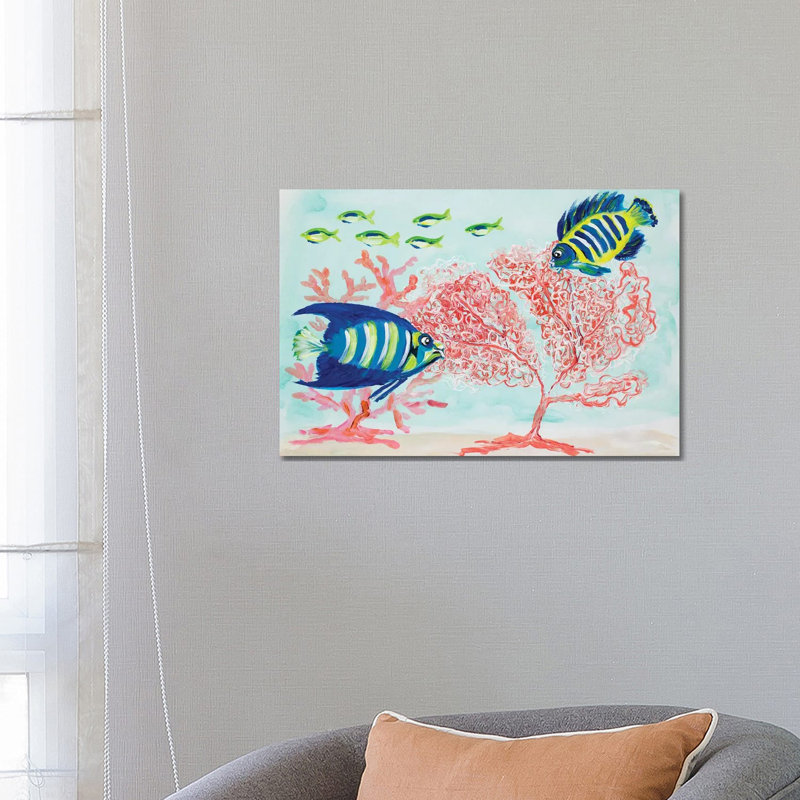 Coral Reef II, H 18 po x l 26 po x P 1,5 po