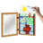 Wiedeman Kids Art Frame 10 x 12.5” with 8.5 x 11” Mat - Composite Wood with Glass (Set of 2)-1743790831
