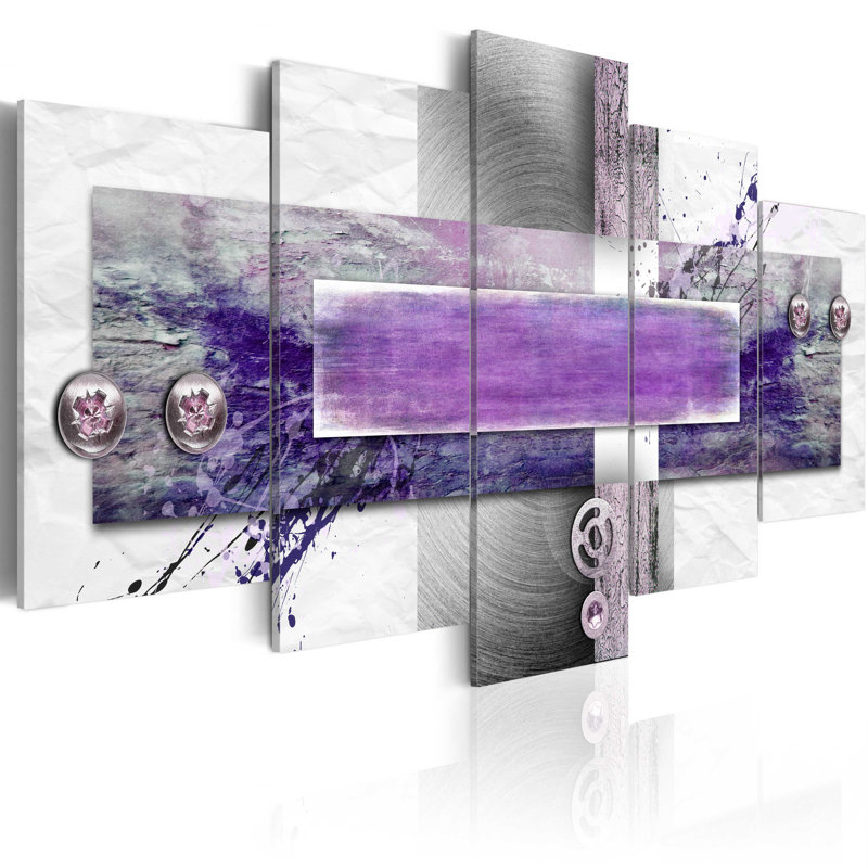 5 Piece Wrapped Canvas Print, 100 cm x 50 cm