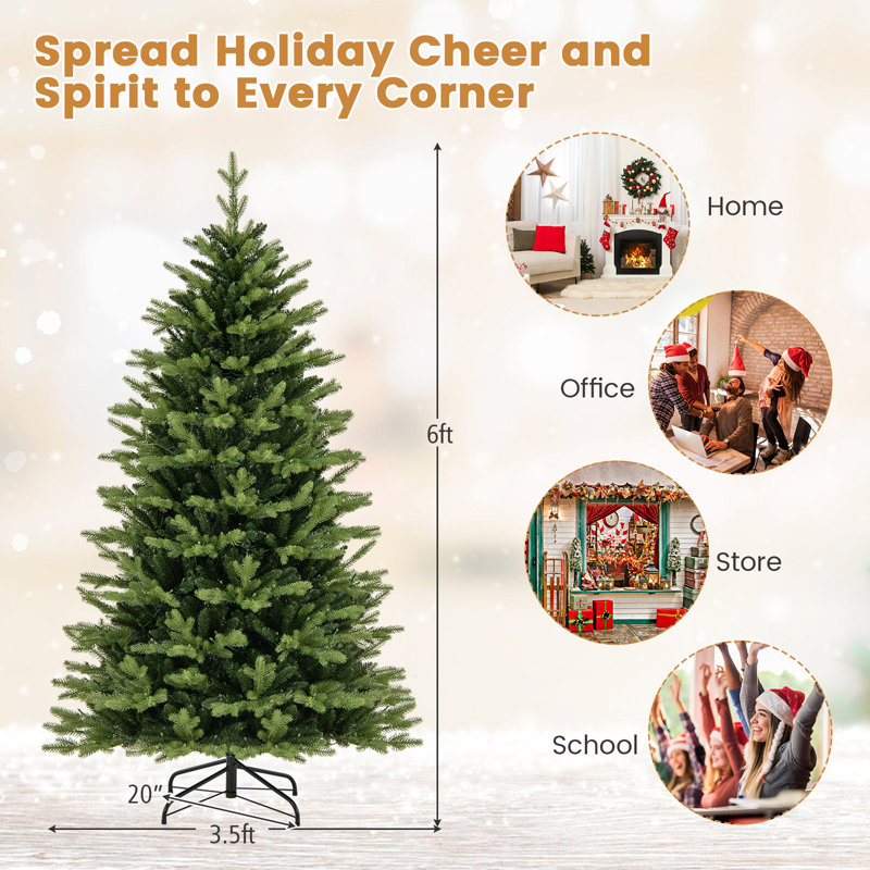 6' Lighted Christmas Tree